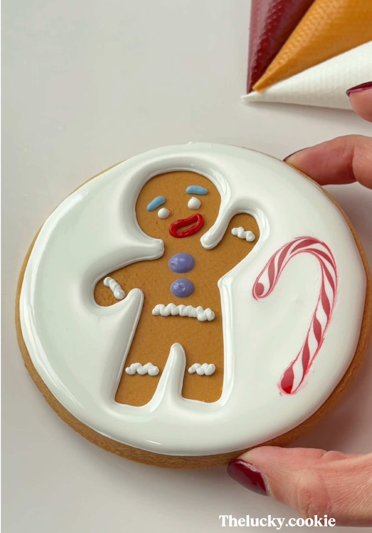 Christmas Cookie 🎄 recipes and Cutters link in bio #cookiedecorating #oddlysatisfying #christmas 