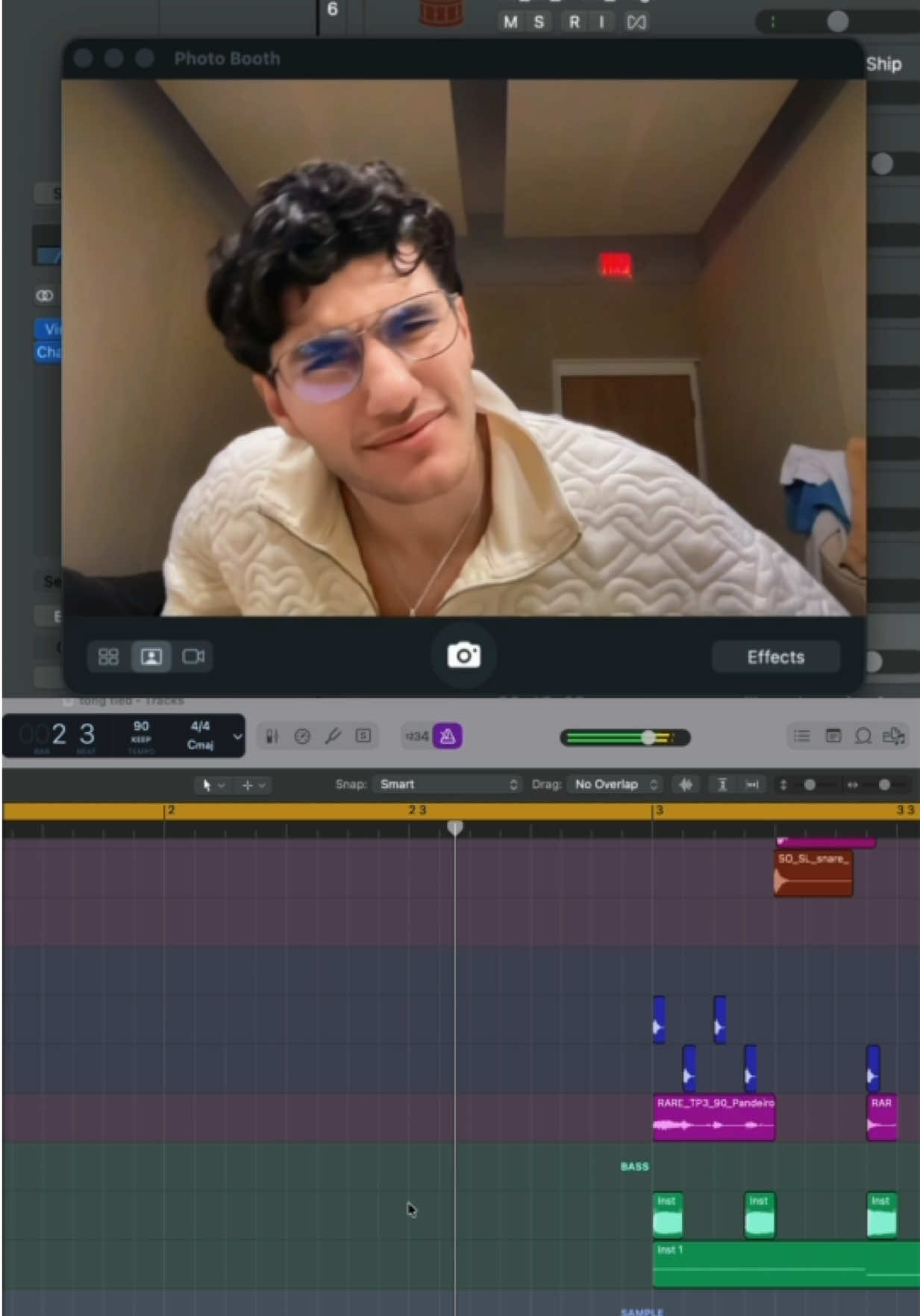 Made this track in 20 min for a mastering tutorial I never edited 😭 super fire tho ! #independentartist #musicproduction #producertips #studiolife #prodbyjohnhernandez 