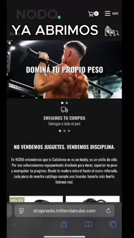 No más excusas para no sacar ese truco. 🚀 En Nodo encontrarás la calidad que necesitas para darle duro a las barras y superar tus límites. Tu próximo nivel empieza con el equipo correcto. Mira la tienda completa en el link de la bio 🔗 #StreetWorkoutArgentina #Calistenicos #MotivacionFitness #NuevoEmprendimiento #SomosNodo