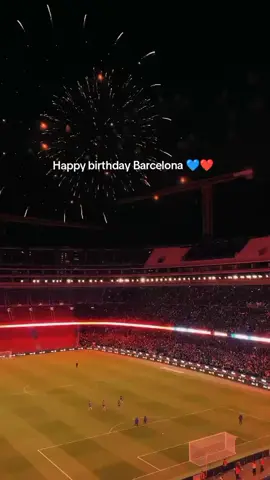 Happy birthday Fc Barcelona #happybirthday #fcbarcelona #nttpride🏝🔥fypシviral #footballtiktok 
