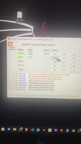 When you open XAMPP expecting everything to work smoothly… and Apache hits you with that legendary ERROR 😂💀#xampp #xampperror #developerlife 