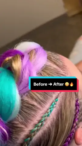 This dragon braid Mohawk went CRAZY 😤🔥 Before ➜ After is WILD. #mohawkbraid #braidtransformation #dragonbraid #hairtok #gabby101
