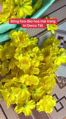 Bông hoa đào , mai trang trí Tết#hoalua #hoaluacaocap #hoaluatrangtri 