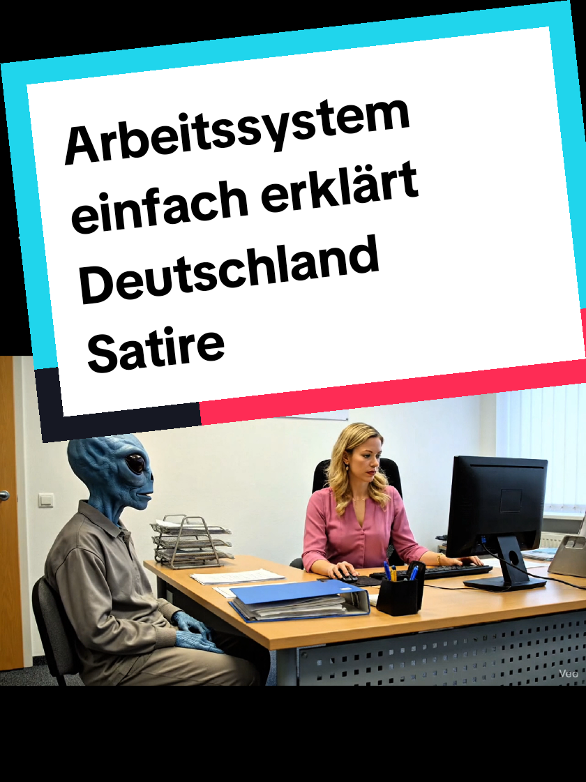 Das deutsche Arbeitssystem einfach erklärt. Für ein Alien das neu auf der Erde ist. Deutschland Satire #satire #comedy  #deutschland #leben #lustigevideos 