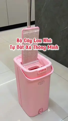 Bộ Cây Lau Nhà Tự Vắt Xả Thông Minh Có Thùng 2 Ngăn Homeinno Bảng Lau Chữ Nhật 32cm Cán140cm ##caylaunha##giadungthongminh##dungcuvesinh