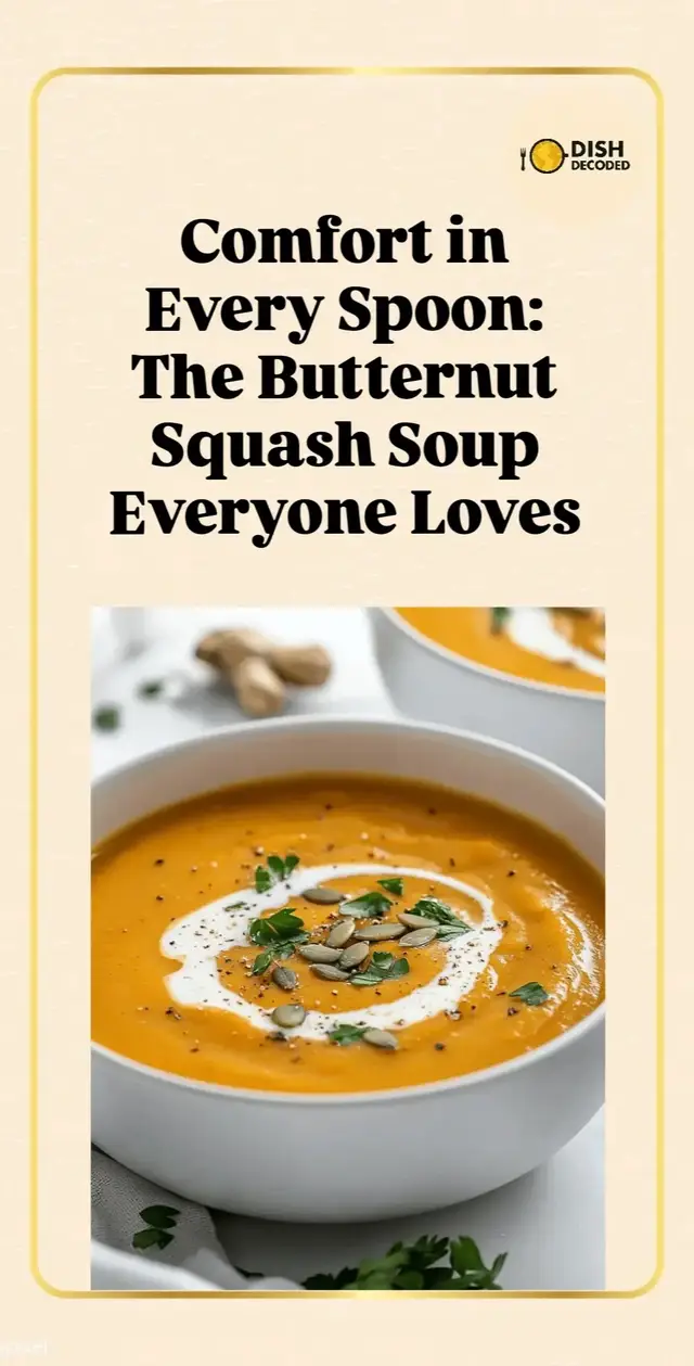 Creamy, dreamy, velvety goodness 😍 Caramelized onion, garlic, and butternut squash blended into the smoothest comfort soup ever. Minimal ingredients, MAX flavor. You need this in your recipe rotation 🥣💛 #soup  #butternutsquashsoup  #fyp  #EasyRecipes #creatorsearchinsights 