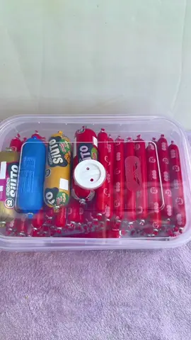 Hộp 100 cây xúc xích dinh dưỡng tặng 4 cây siuto #thuyyen96 #xucxich #xucxichdinhduong #xucxichsiuto #muataitiktok 