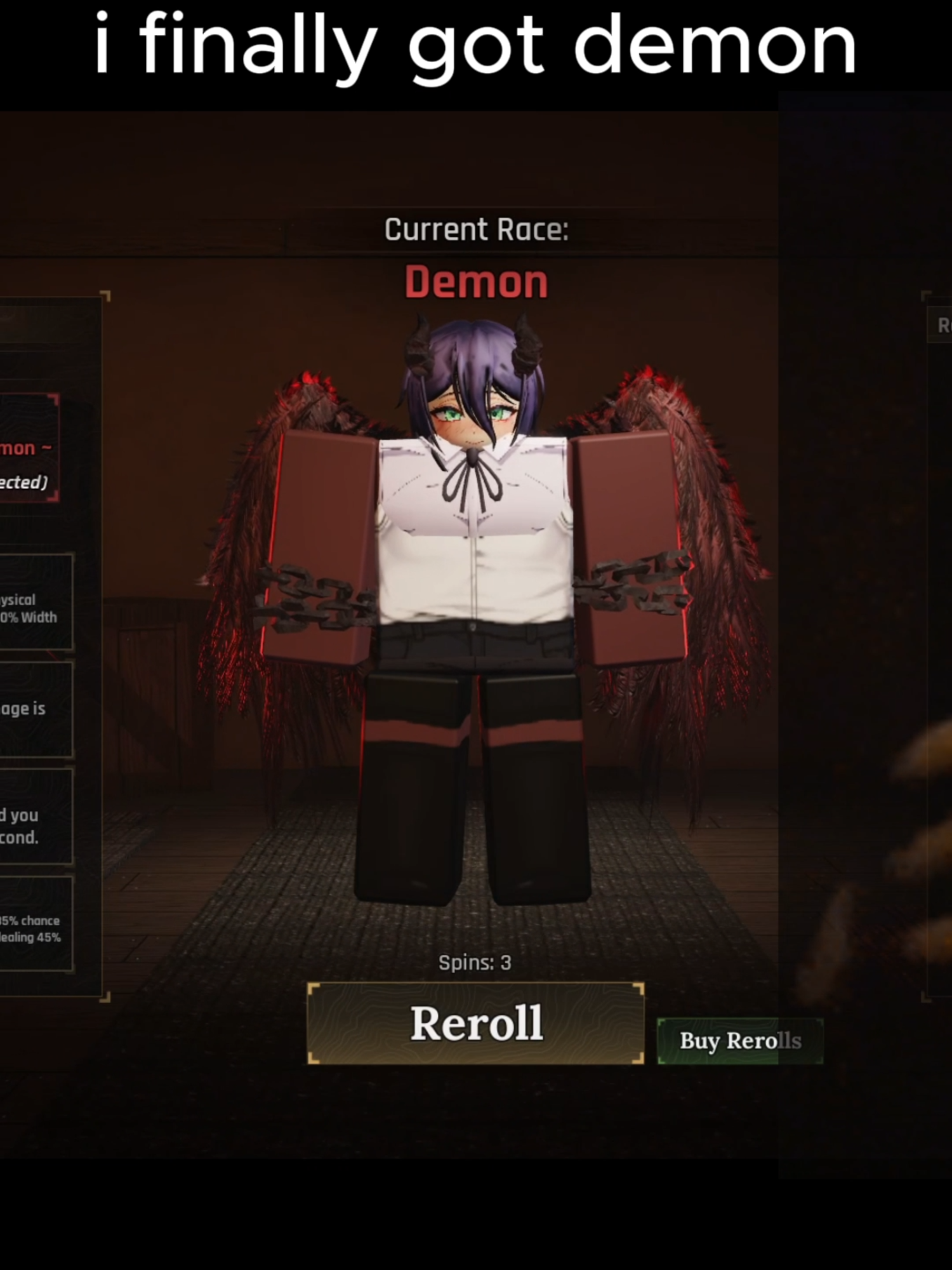 I got demon in the forge! #roblox #fypシ #theforge #funny #fyp #fisch