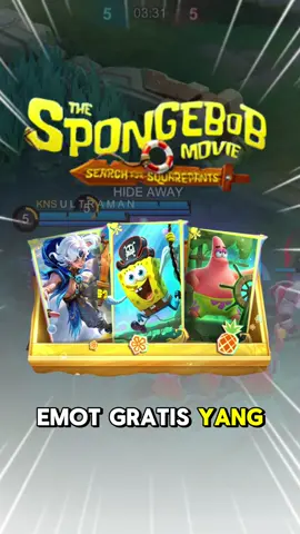 Cara dapetin emot SpongeBob #mobilelegends #mlbbcreatorbase #MLBBXSpongeBob #MLBBFriendFest #MLBB 
