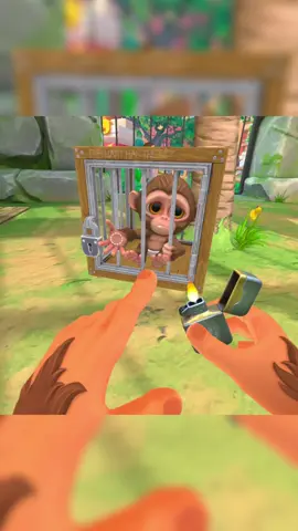 Enseñándole a Cesarin 🐒 | Las aventuras de un Mono 🙉.  #vr #oculusquest2 