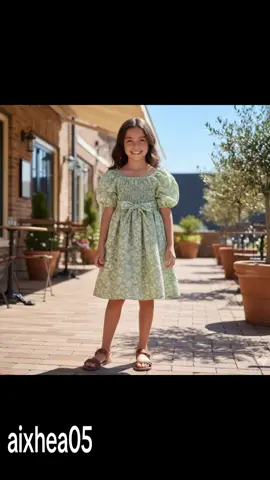 PHIA PUFF SLEEVE DRESS #dress #kids #trendy #OOTD #embroidery 