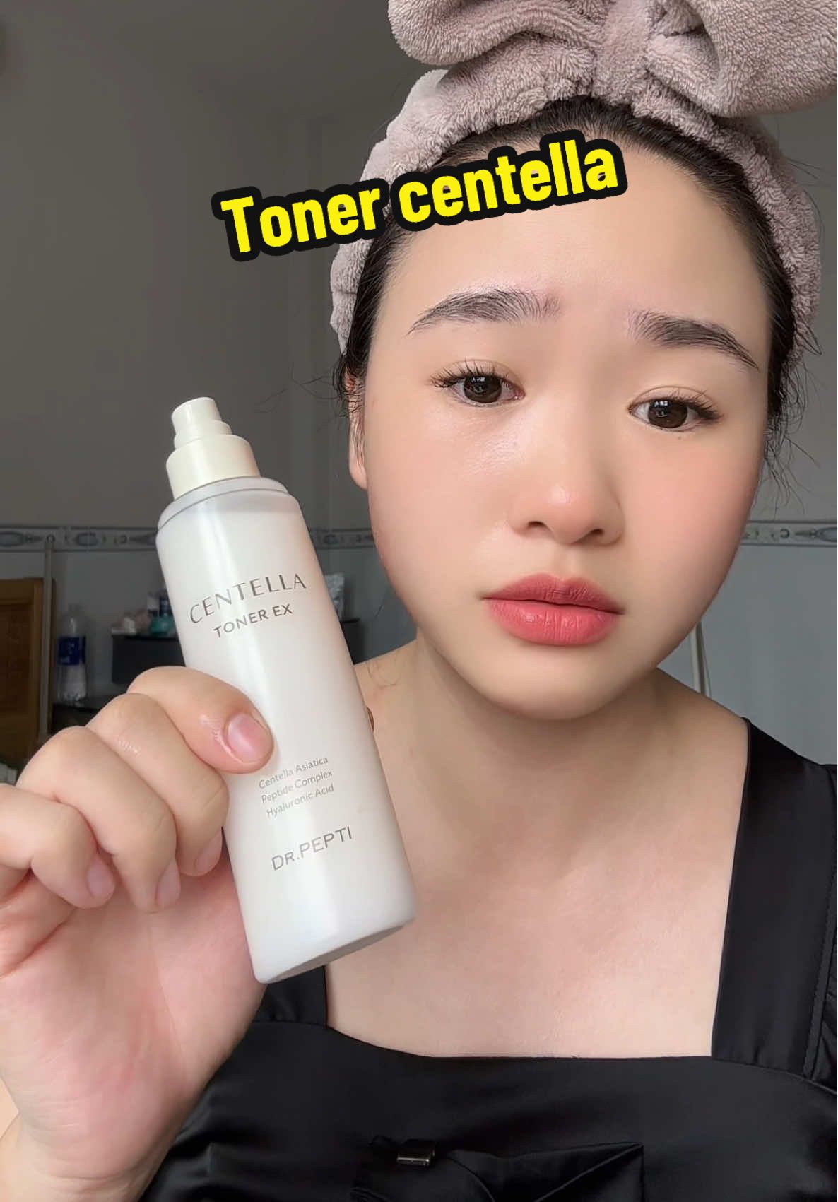 vừa sáng da vừa căng bóng da, tích hợp cả serum cho mấy bà luôn #toner #tonercentella #centella #trangda #cangbongda 