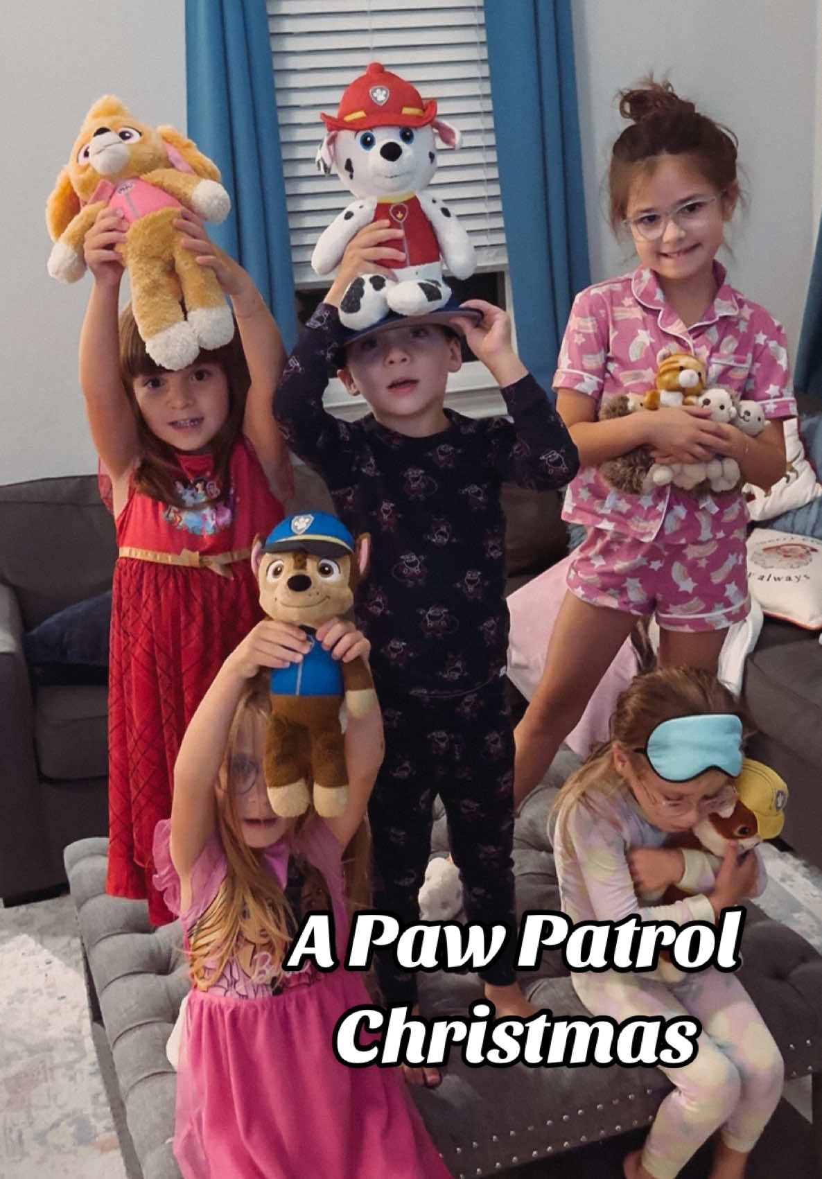 Get ready for A Paw Patrol Christmas with our QUADRUPLETS and their big sis! 🎄  These kids are OBSESSED with @PAW Patrol and loved these @Nickelodeon Crunch Paks from @H-E-B! The buildup to this special has been one for the ages. Can’t wait to sit back, relax, and see if Rubble gets his laser drill. 🚧  #PawPatrol #apawpatrolchristmas #pawpatrolchristmas