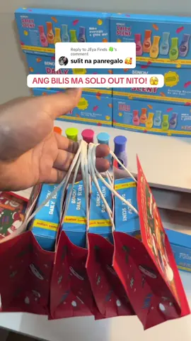 Replying to @JEya Finds 🍀 ang bilis ma Sold out nito! Kaya wag na kayo papahuli mga ninang! Perfect pang regalo to sa mga inaanak ninyo 😍 #benchdailyscents #christmasgift #dailyscents #dailyscentsbench #fyp 