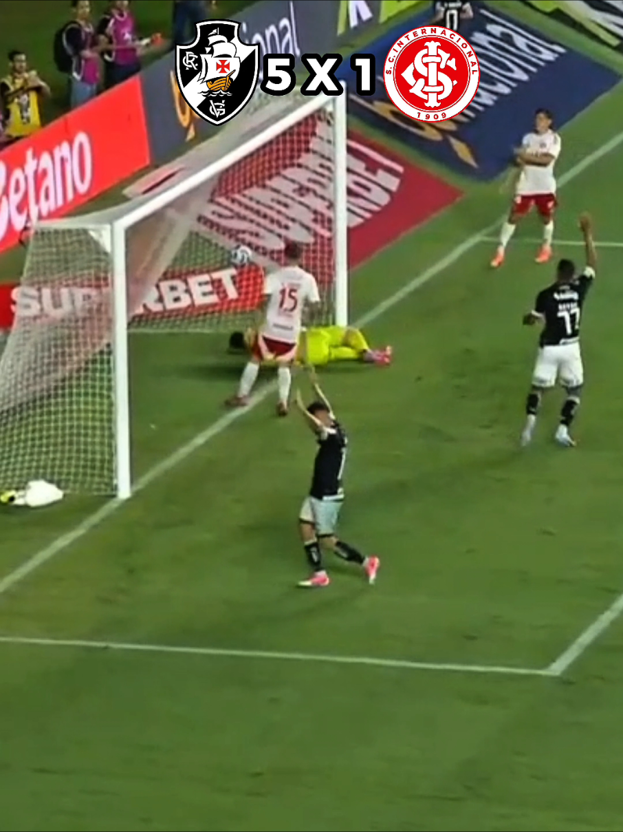 QUE AMASSO DO VASCO 😳 | Vasco 5 X 1 Internacional #vasco #internacional #brasileirao 