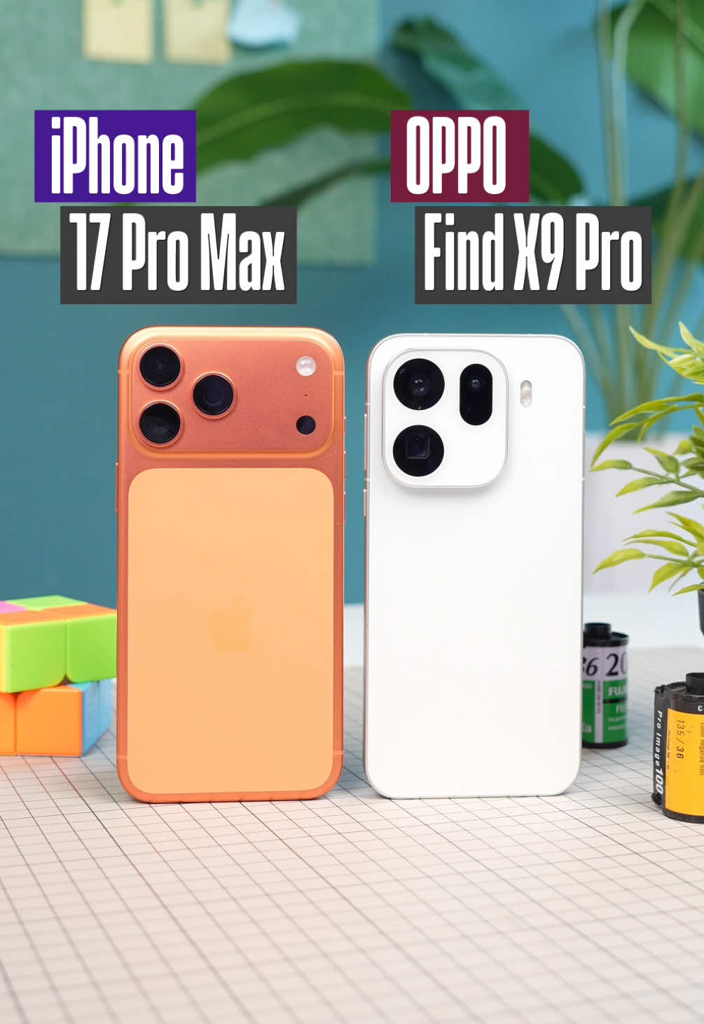 5 điều mà OPPO Find X9 Pro tốt hơn hẳn iPhone 17 Pro Max và ngược lại #oppo #oppofindx9pro #iphone #iphone17promax 