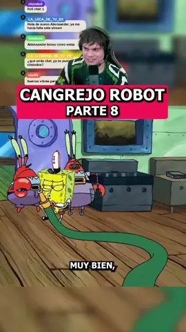 Bob Esponja cuestiona a los Don Cangrejos jaja. 😂🦀 #BobEsponja #CangrejoRobot #Parte8 #SpongeBob #CapituloBobEsponja