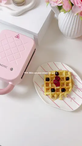 Sarapan simple ala gen-z pakai alat dari clovertec🫶🏻✨ #sandwichmaker #wafflemaker #sandwichmaker3in1 #clovertec #fyp 