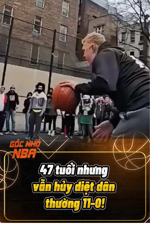 47 tuổi nhưng vẫn hủy diệt dân thường 11-0! #NBA #WhiteMamba #1v1 #Basketball #fyp 