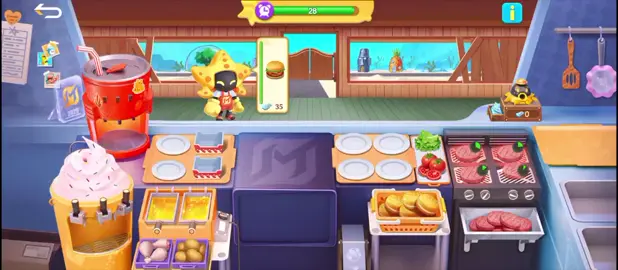 I'm cooking burgers🍔 in mlbb event.  #MLBB #MLBBFriendFest #MLBBXSpongeBob #foryoupage #makeitviral 