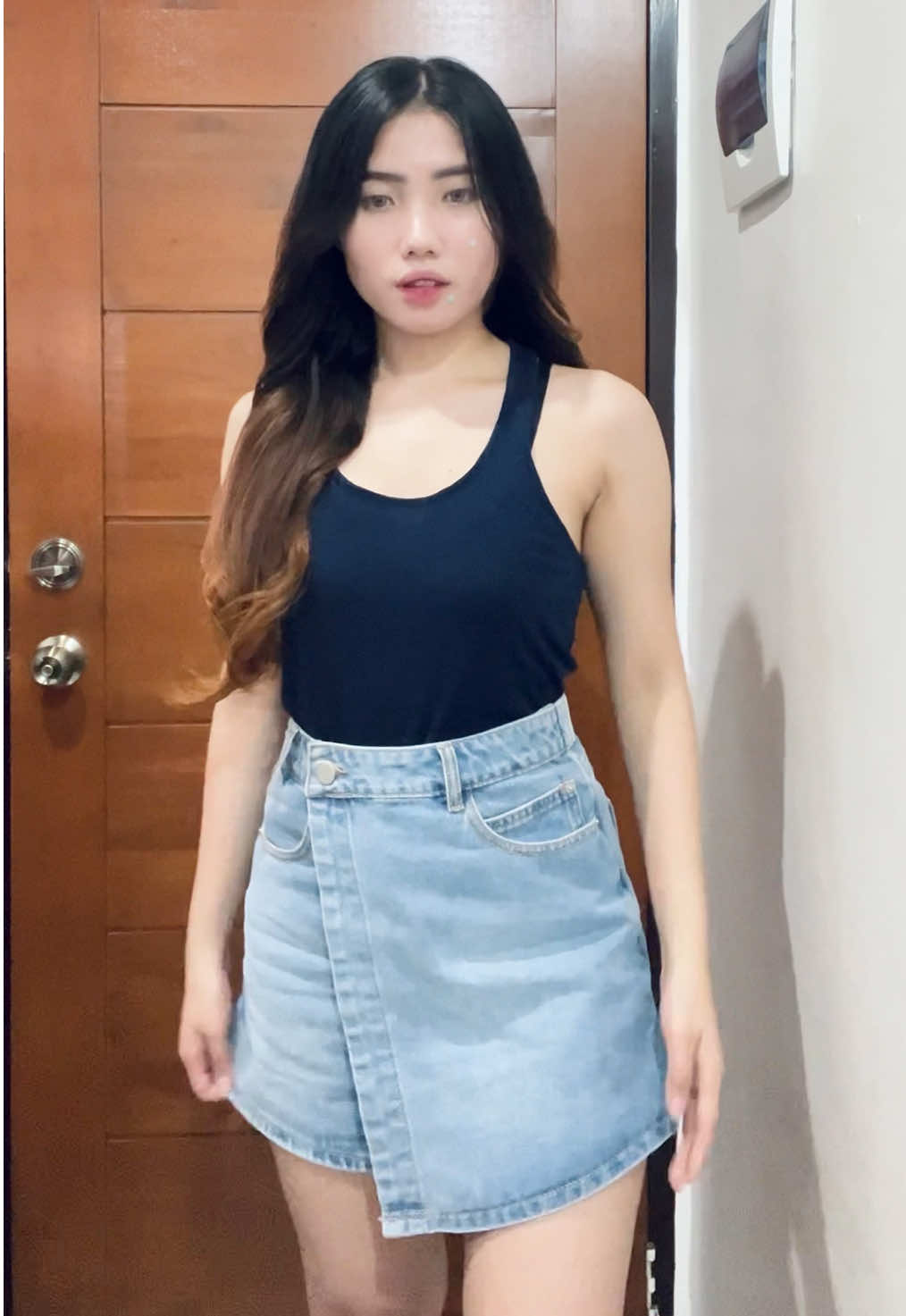 @Nonmoi.ph Denim Skort #nonmoi #nonmoiskort #skorts #skortoutfit #skortforwomen 