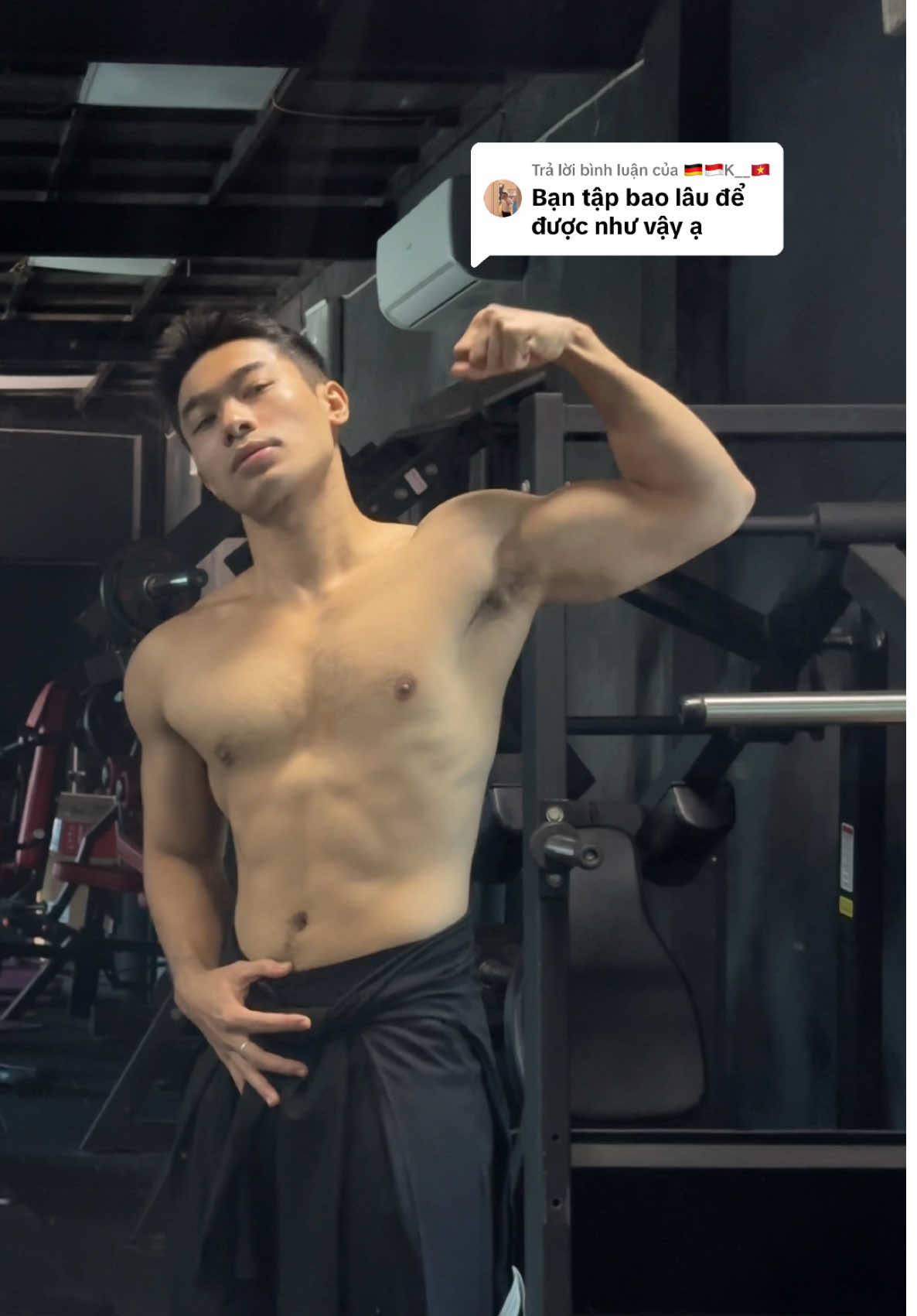 Trả lời @🇩🇪🇮🇩K__🇻🇳 Bao lâu hả? Đủ lâu để mình hiểu rằng kỷ luật mới là cơ bắp mạnh nhất.#gym #gymmotivation 