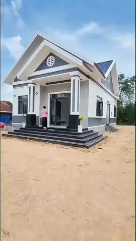 Mẫu nhà cấp 4 mái thái #xaynhatrongoi #nhacap4 #nhadep #nhamaithai #nhadepn88 