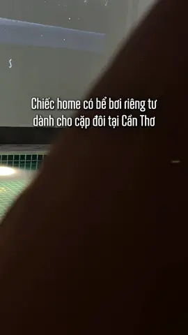 Chiếc home có bể bơi riêng tư dành cho cặp đôi giữa lòng Cần Thơ 🤎 #khachsancantho #homestaycantho #anuongcantho #mishomestay 