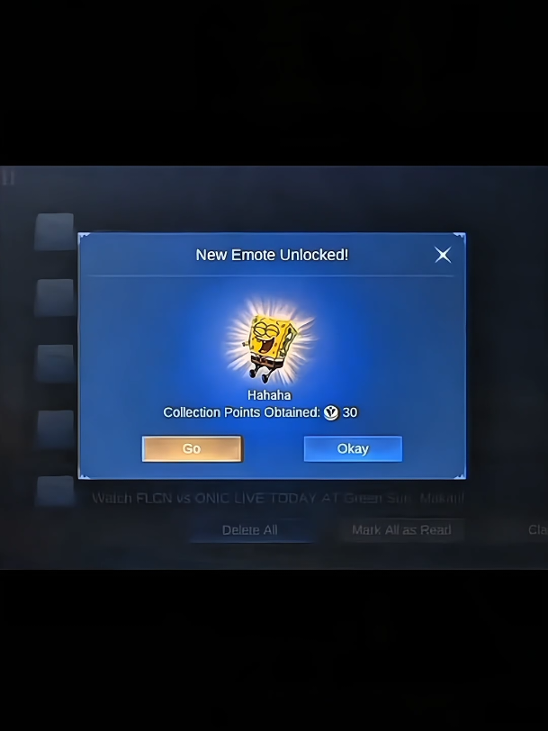 Meron naba lahat? SpongeBob emote🔥 #MLBB #MLBBFriendFest #MLBBXSpongeBob 