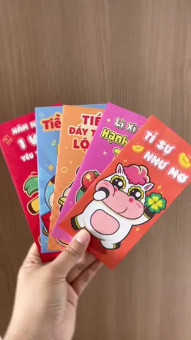 Bao lì xì nhiều hoạ tiết chibi dễ thương#baolixithietke #baolixitet #baolixi #tet2026 #tetbinhngo 