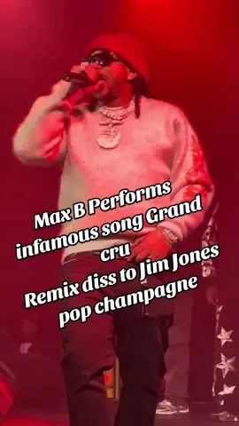 #MaxB Performing Grand Cru  For the first time! #Harlem #Jimjones #popchampagnediss #Messy 