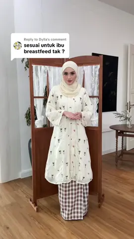 Replying to @Dylla Yes sis 😍 yang ni memang nursing-friendly! #lestaribygerobokgaga #gagacoffee #TikTokFesyen #gerobokgaga #ggagent 