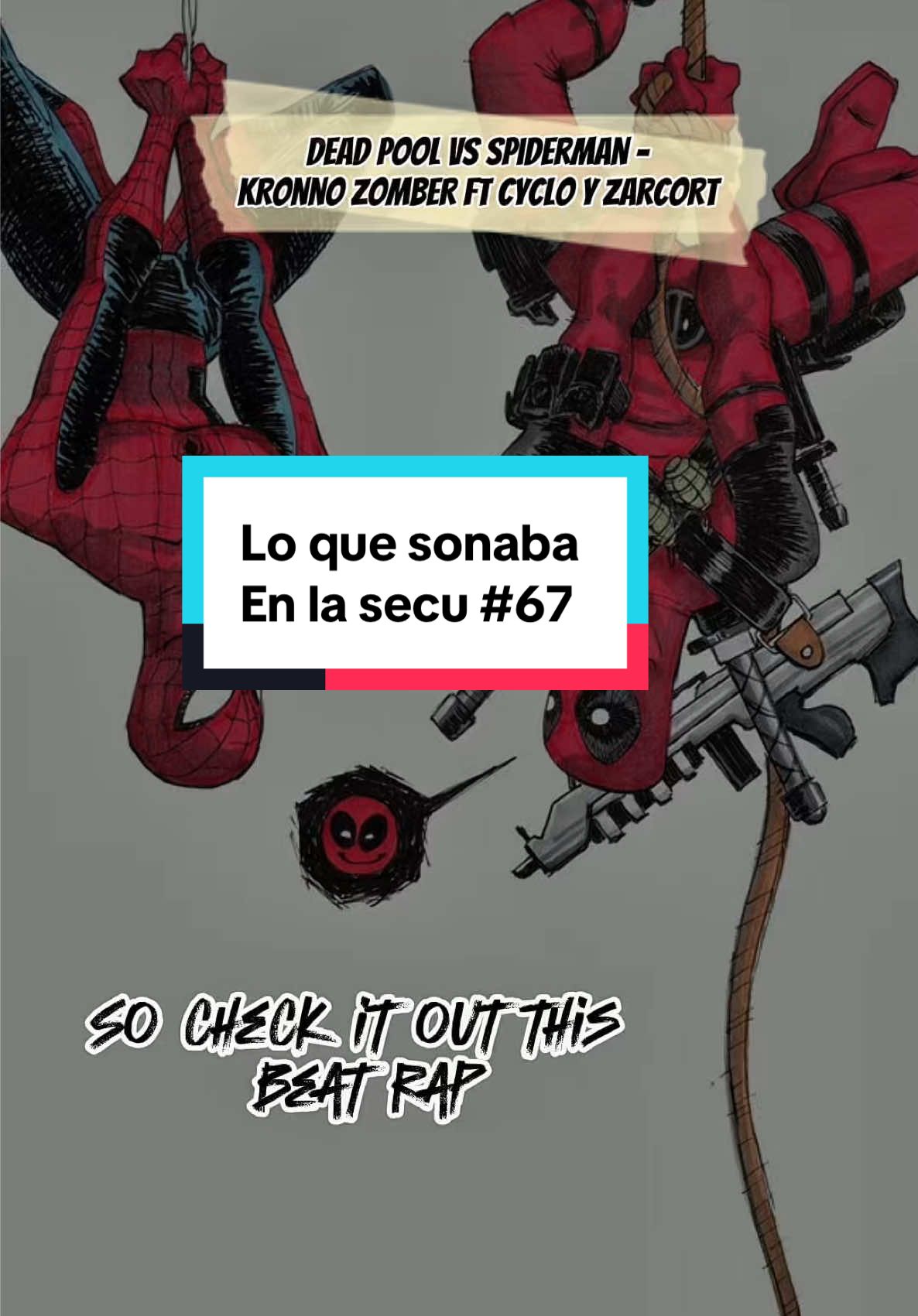 Creo que es la primera que nos dicen de este estilo ¿ustedes las escuchaban?… #kronnozomber #frikirap #deadpoolvsspiderman #porta #rapespañol 