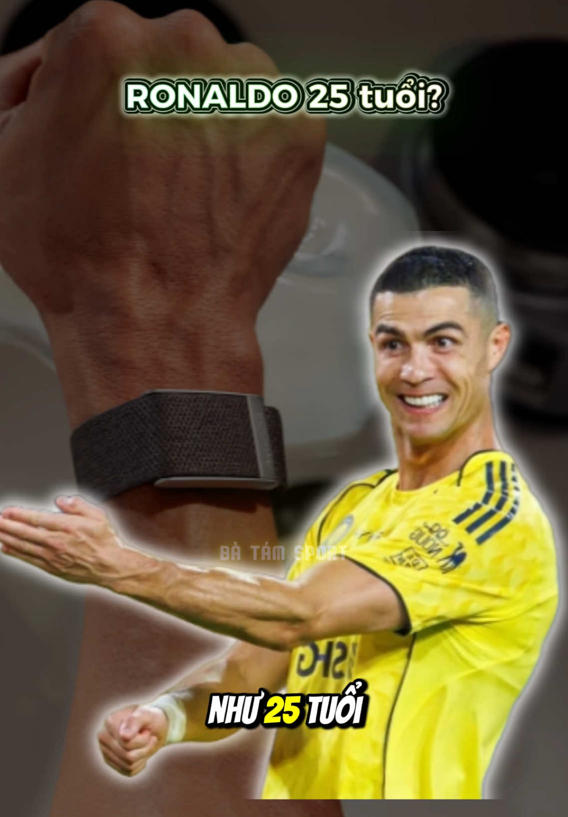 Tại sao Ronaldo 40 tuổi, vẫn chạy như 25 tuổi? #batamsport #cr7 #ronaldo #whoop #FootballNews 