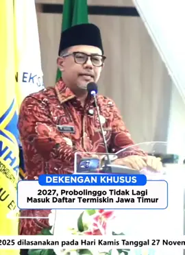 Bupati Probolinggo, dr. Muhammad Haris, menyampaikan target ambisius untuk mengeluarkan Kabupaten Probolinggo dari status daerah termiskin keempat di Jawa Timur paling lambat pada tahun 2027.  Komitmen ini disampaikan sebagai bagian dari agenda besar pemerintah daerah dalam menurunkan kemiskinan, memperbaiki data sosial, dan mempercepat pembangunan manusia. #fahmi #probolinggosae #@Faisol Riza #kraksaan #gusharis #fyp 