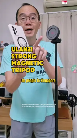 very convenient to use magnetic tall tripod #creator #tripod #contentcreator #livestreamer #createtowin ulanzi mt-84 tripod sosolomon22 ulanzi sosolomon22 