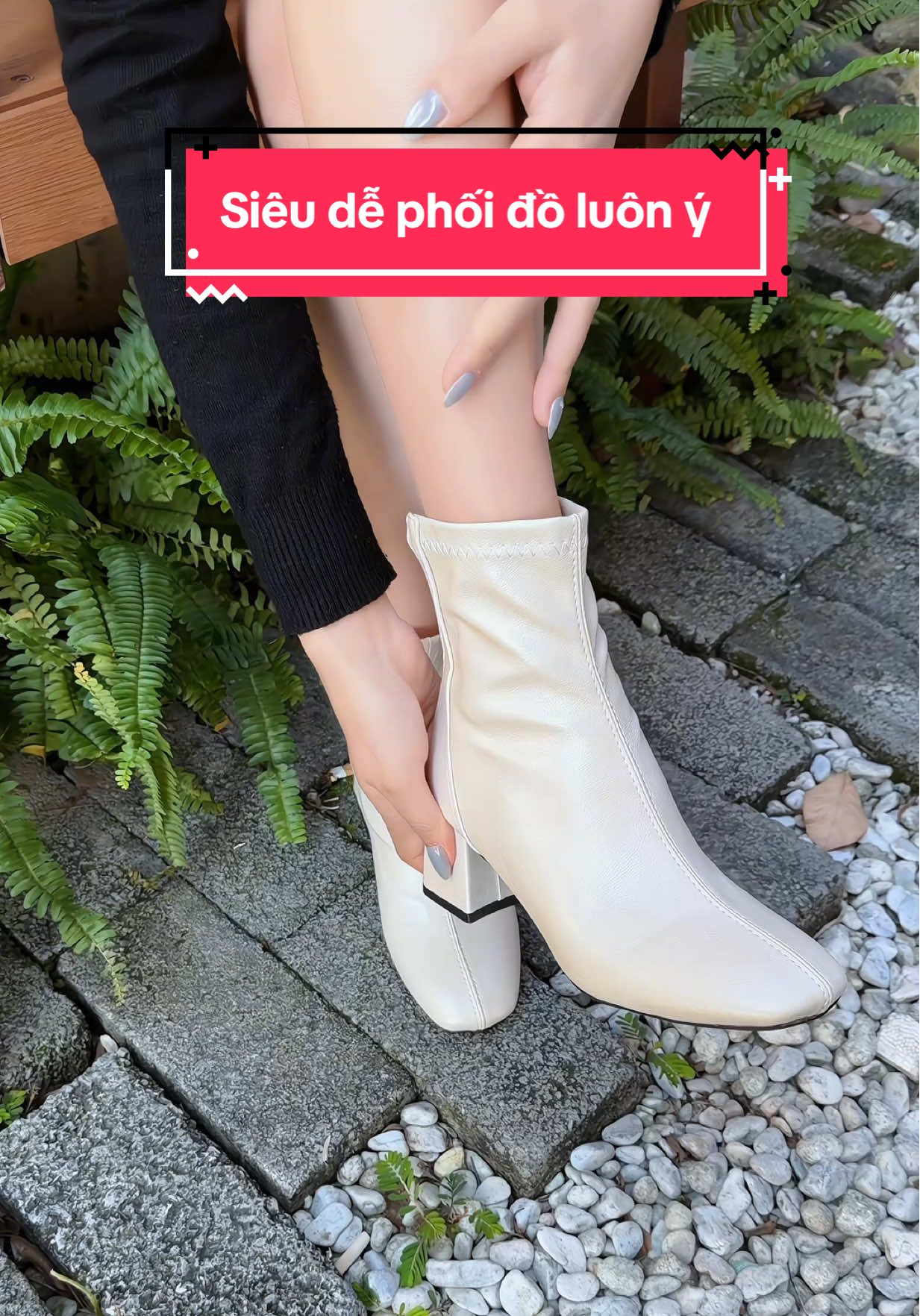 Giày bốt cổ lửng chân ái cho các chị em vào mùa đông #giaybot #giaybotnu #botnucaocap #botnu #muataitiktok 