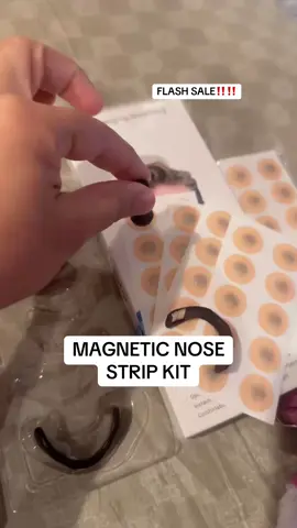 Nose Strip, Snoring Relief KIT! #restfulsleep #magneticnosestip #tiktoktshop #snoringrelief