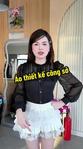 Áo thiết kế công sở điệu xinh lắm lun