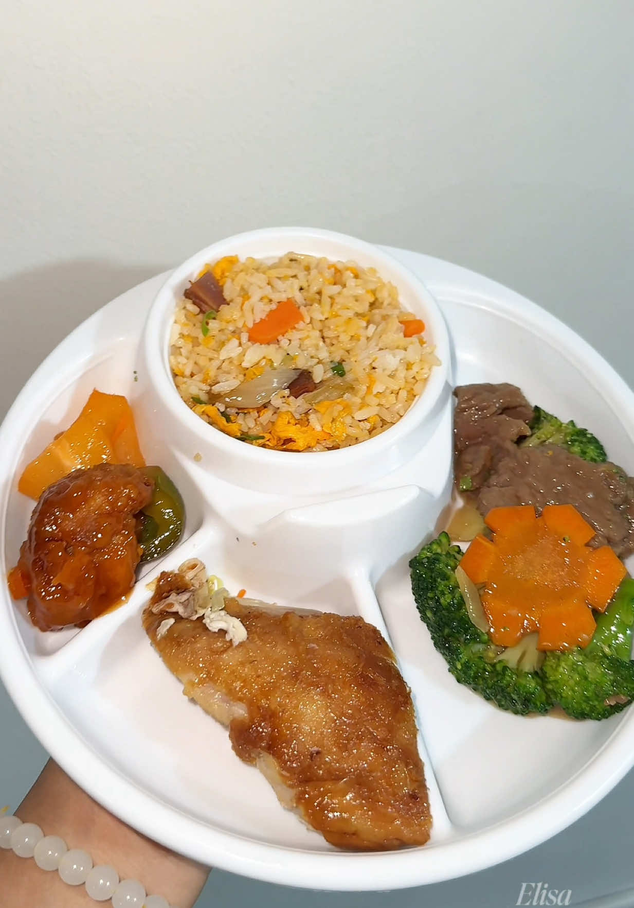 Breakfast Plate Divided Portable  #plate #platedivider #dietplate #plateportion 