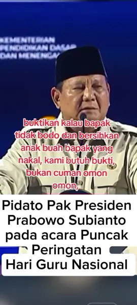 Buktikan bapak bisa bereskan pejabat nakal #fyppppppppppppppppppppppp #prabowo #viral #politics #president 