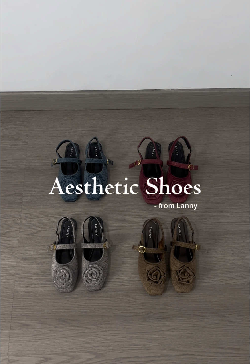 Kalian udah pada kebagian Rosie Series belum? 👀✨#fromlannytoyou #flatshoes #bestseller #elegant #aesthetic 