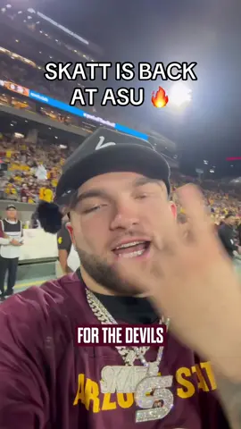 Cam Skattebo pulled up iced out 🥶 (via @Sun Devil Football) #camskattebo #asu #nflfootball #cfb 