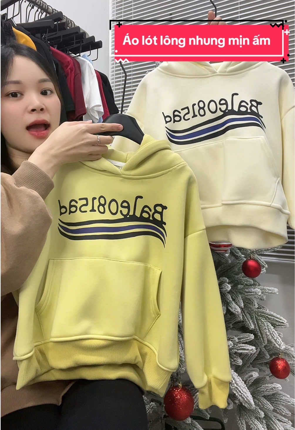Áo hoodie nỉ lại còn lót lông thì chê vào đâu được ạ ấm áp cả mùa đông luôn #xuhuong #aonibong #aonilotlong #aonihoodie #aonichobe 