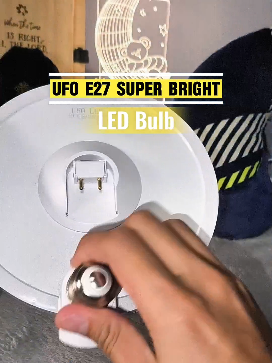 UFO E27 Super Bright LED Bulb 💡 ✨  #bulb #LED #ledbulb #energysavingbulb #superbrightledbulb 