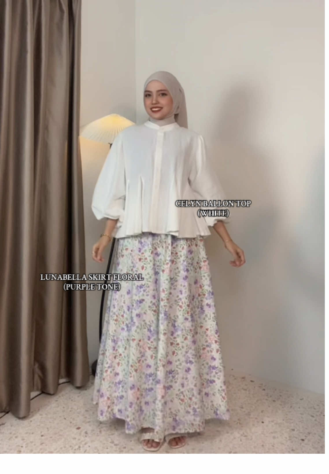akak dah ada belum skirt jaja pakai ni kalau belum grab dkt bag kuning atas 🌸🤭 #fyp #trending #foryoupage #ryra_ryra #fesyentiktok 