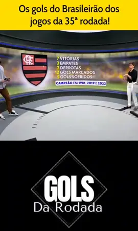 Os gols do Brasileirão dos jogos da 35ª rodada! #brasileirao #gols #futebolbrasileiro #rodadas 