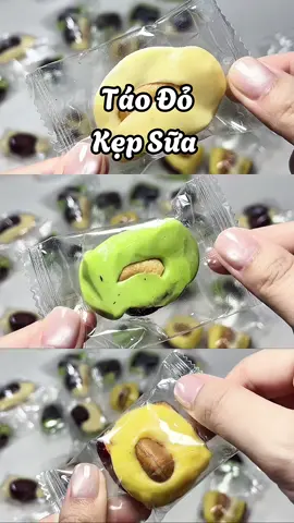 Táo đỏ Tân Cương kẹp sữa lạc đà – dẻo thơm béo nhẹ, ăn 1 cái là ghiền ☺️☺️☺️ #changgriviu #taodo #tigerfood #taodokepsualacda #taodotancuong 