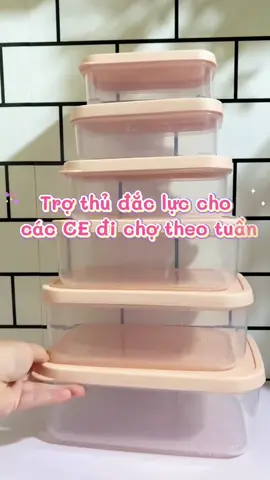 Bộ 6 hộp nhựa  #dieuha #inochivietnam #hopnhuadungthucpham #review #affiliatemarketing 