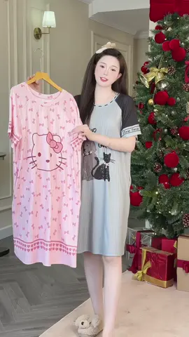 Váy ngủ thun tăm thoáng mát #champhanreview #vayngu 